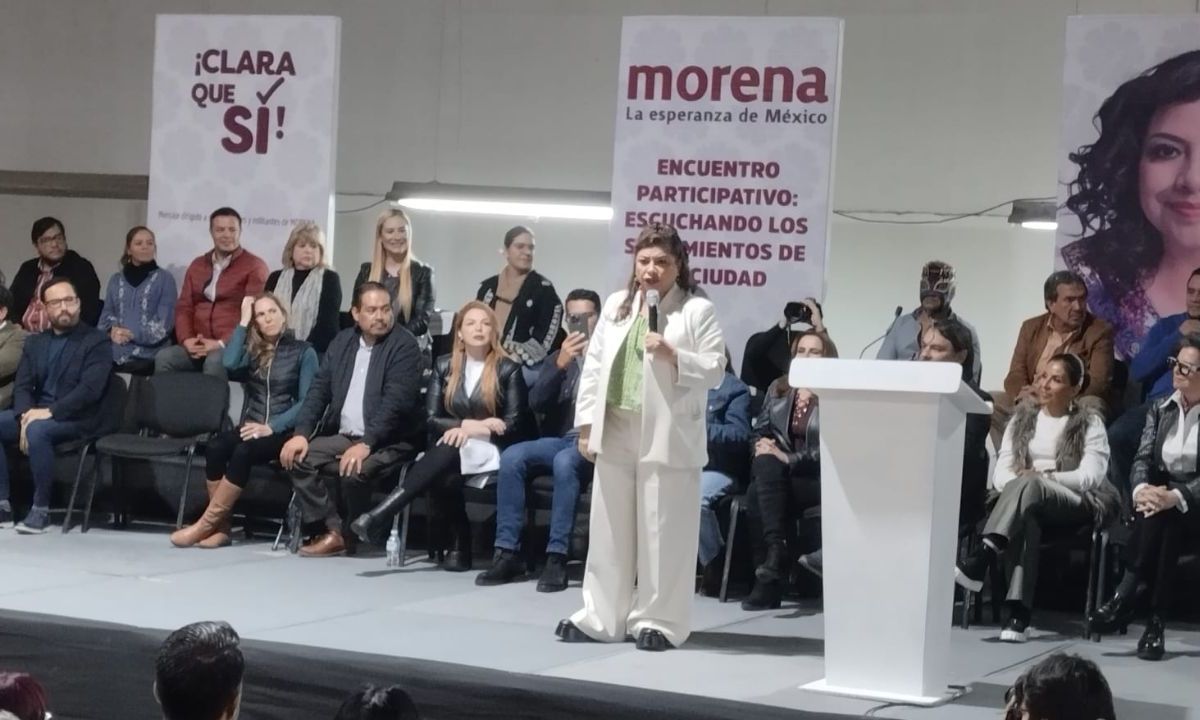 Clara Brugada señaló que para esta "transformación tenemos oídos para el corazón del pueblo"