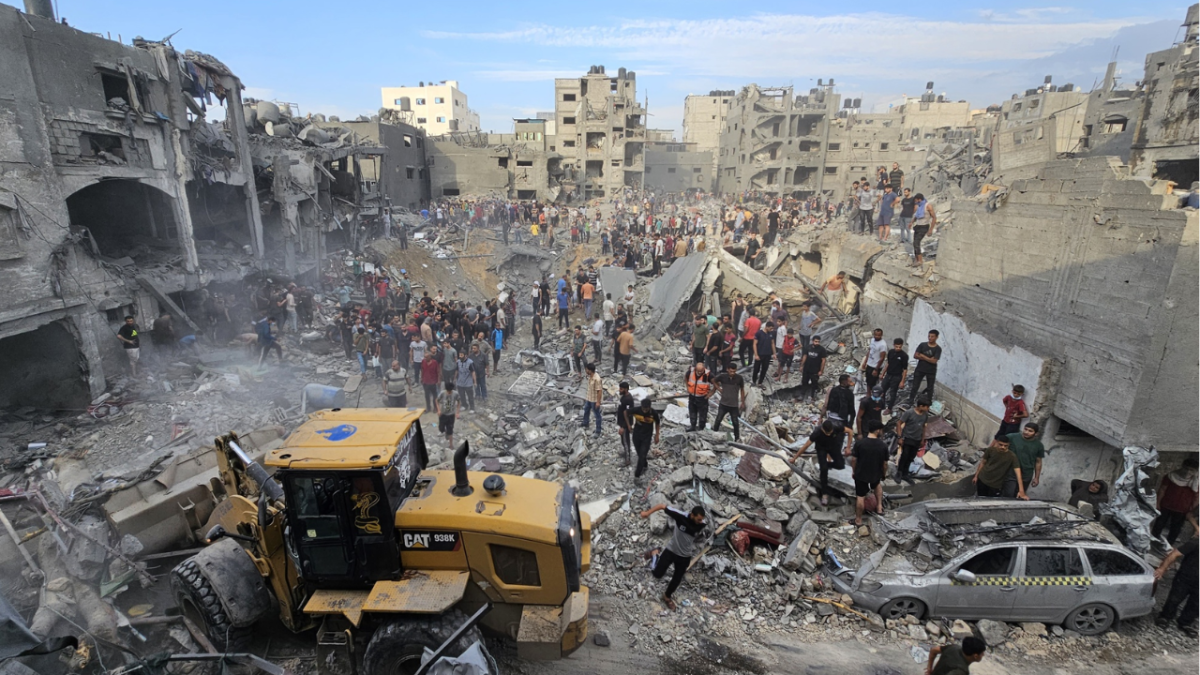 Israel bombardea campo de refugiados de Jabaliya