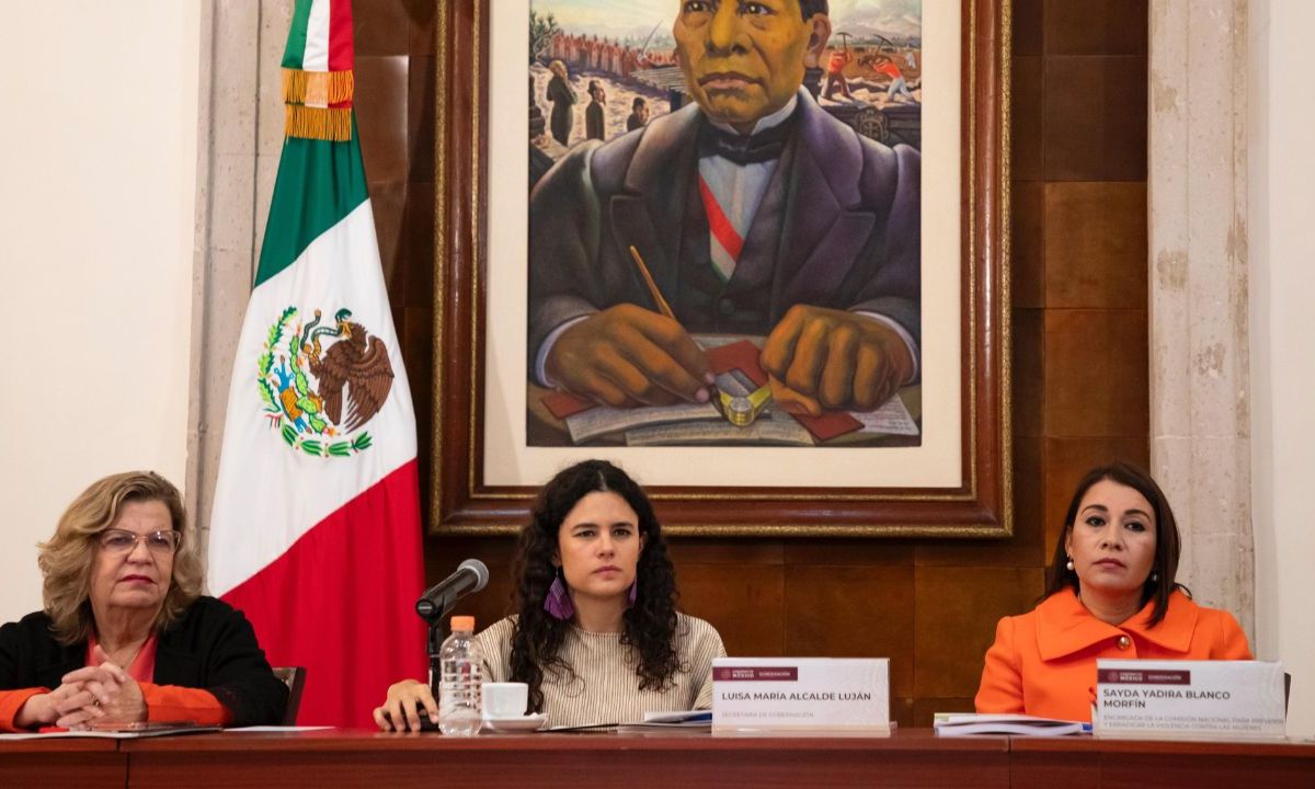 De 2018 a 2023, las cifras de feminicidios en México disminuyeron 35%, aseguró la secretaria de Gobernación