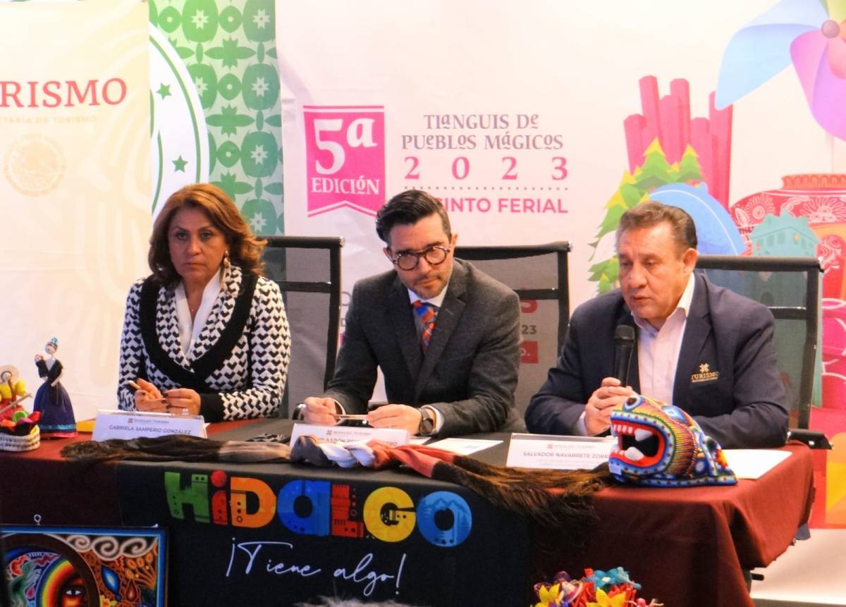 La quinta edición del Tianguis Nacional de Pueblos Mágicos que se realizará en Pachuca, Hidalgo