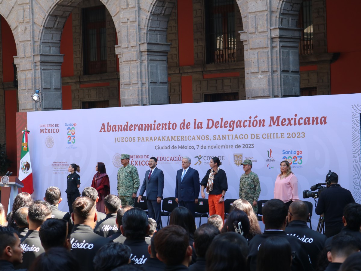 Foto: Andrea Cervántes / El presidente Andrés Manuel López Obrador apuntó al esfuerzo que realizan los para atletas nacionales que se saben reponer a incontables adversidades.