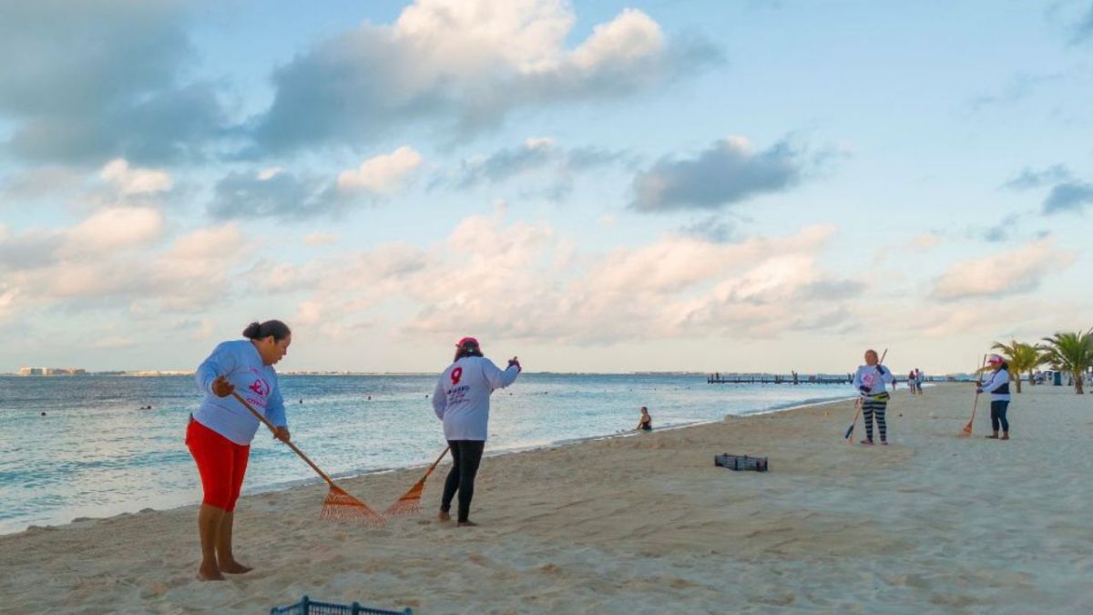 Gobierno de Atenea Gómez mantiene la excelencia de las playas de Isla Mujeres