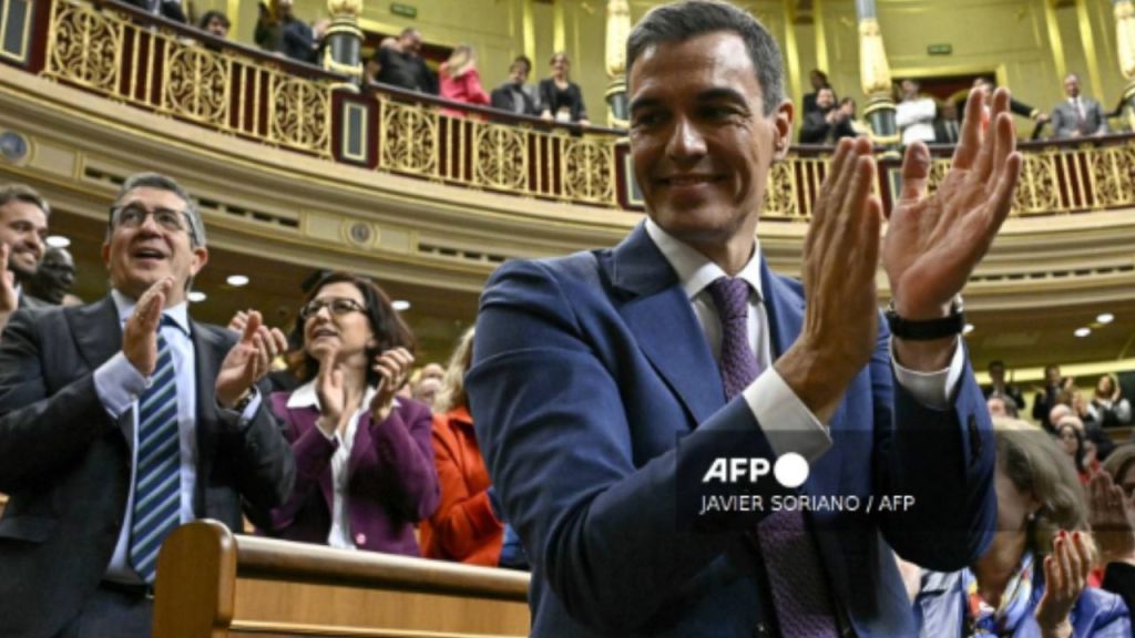 Reeligen a Pedro Sánchez como Presidente de España, pese a la polémica sobre la amnistía