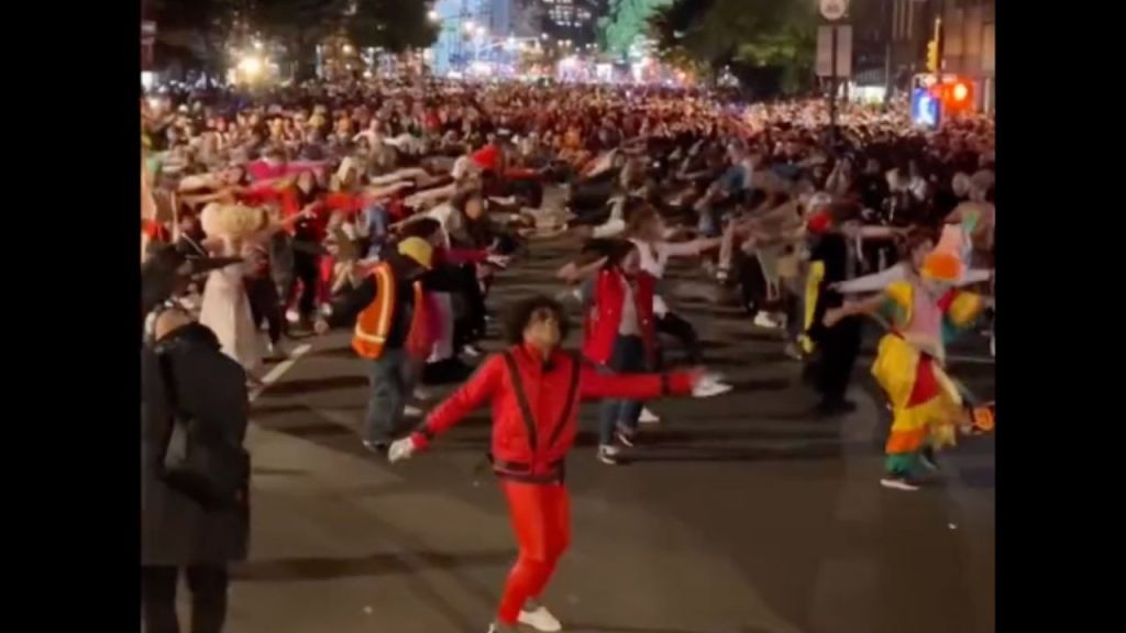 "Thriller" de Michael Jackson se apodera de Halloween en Nueva York