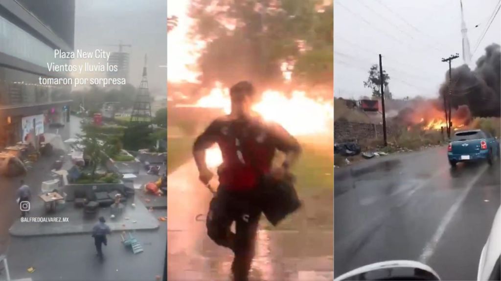 Fuertes lluvias, vientos y una tormenta eléctrica dejaron destrozos en Tijuana: cayeron dos rayos