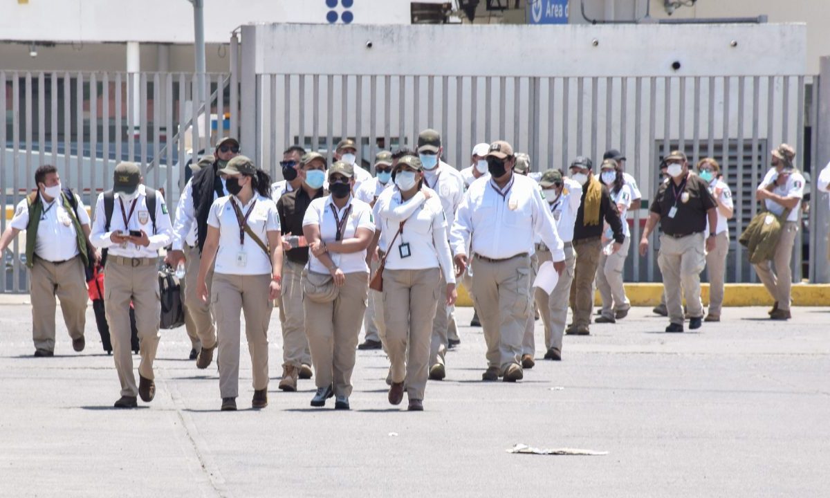 Este miércoles fueron liberados 7 agentes del INM que fueron secuestrados este mismo día en Benito Juárez, Quintana Roo.