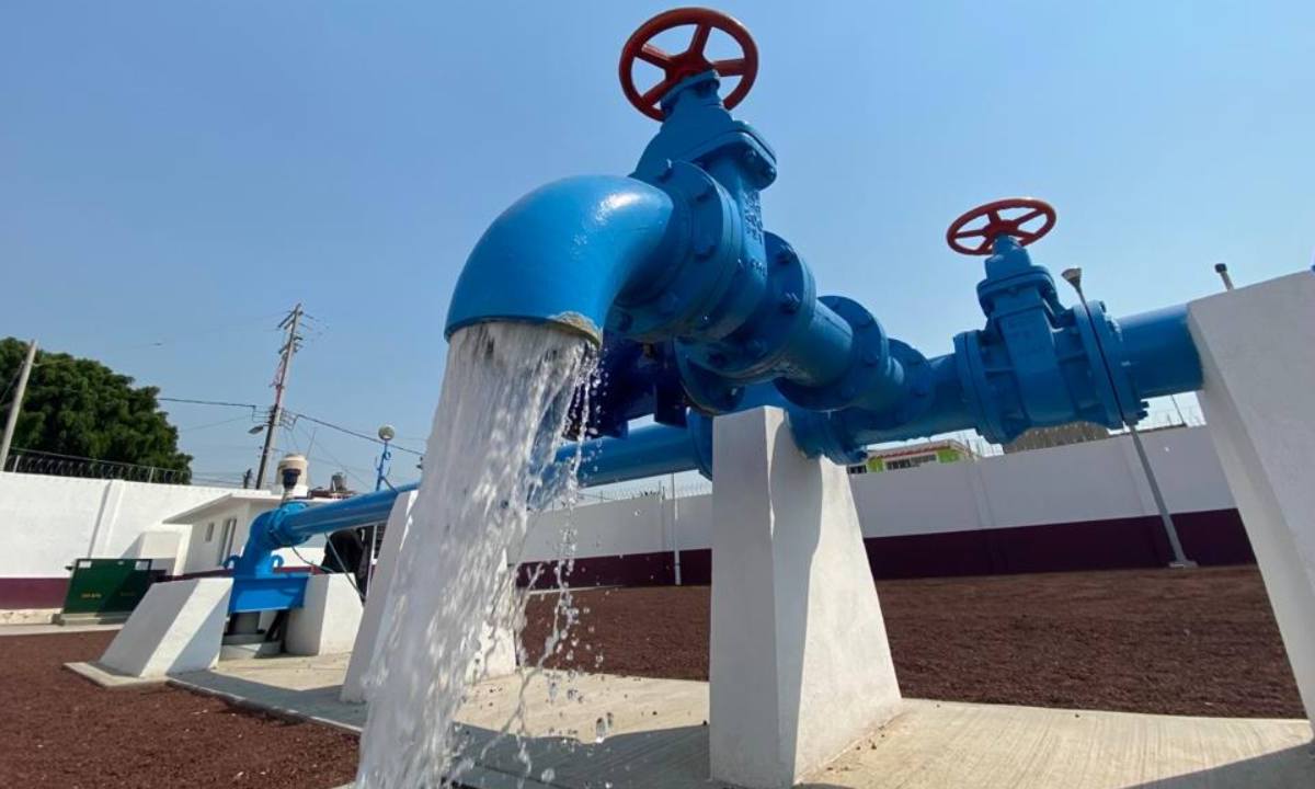 Entre 100 y 200 litros por segundo de agua potable que se obtengan de los pozos perforados en el AIFA serán destinados a Ecatepec