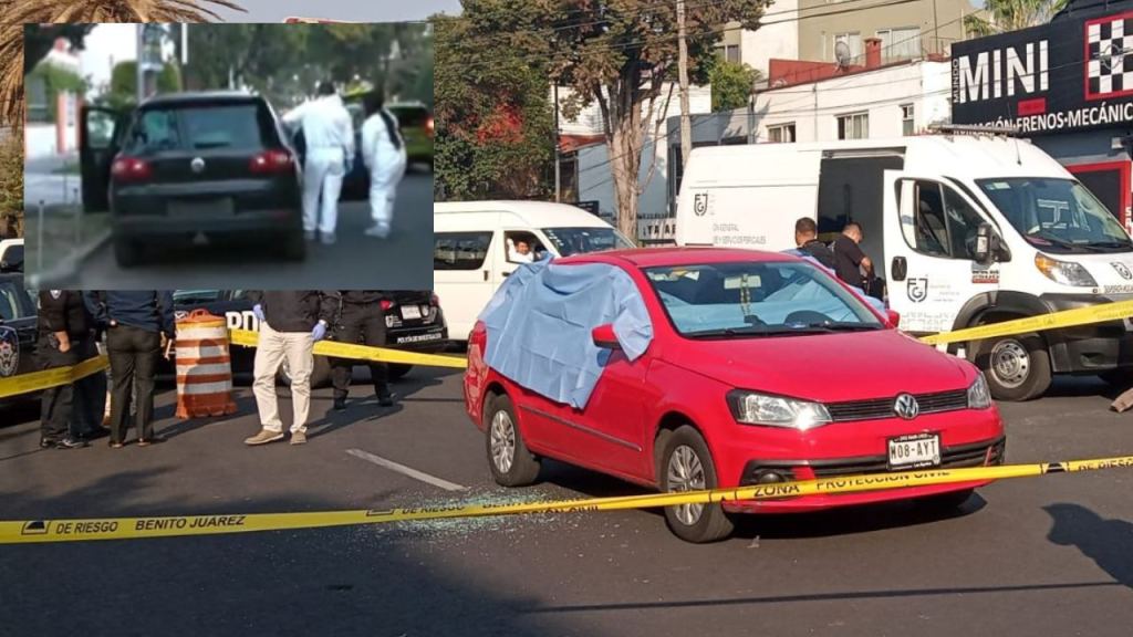 Autoridades capitalinas aseguraron una camioneta negra que estaría involucrada en el asesinato a un conductor en la colonia Narvarte