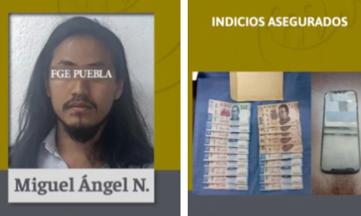 Un exalumno de la BUAP fue detenido por elementos de la Fiscalía de Puebla, debido a su presunta participación en el delito de extorsión