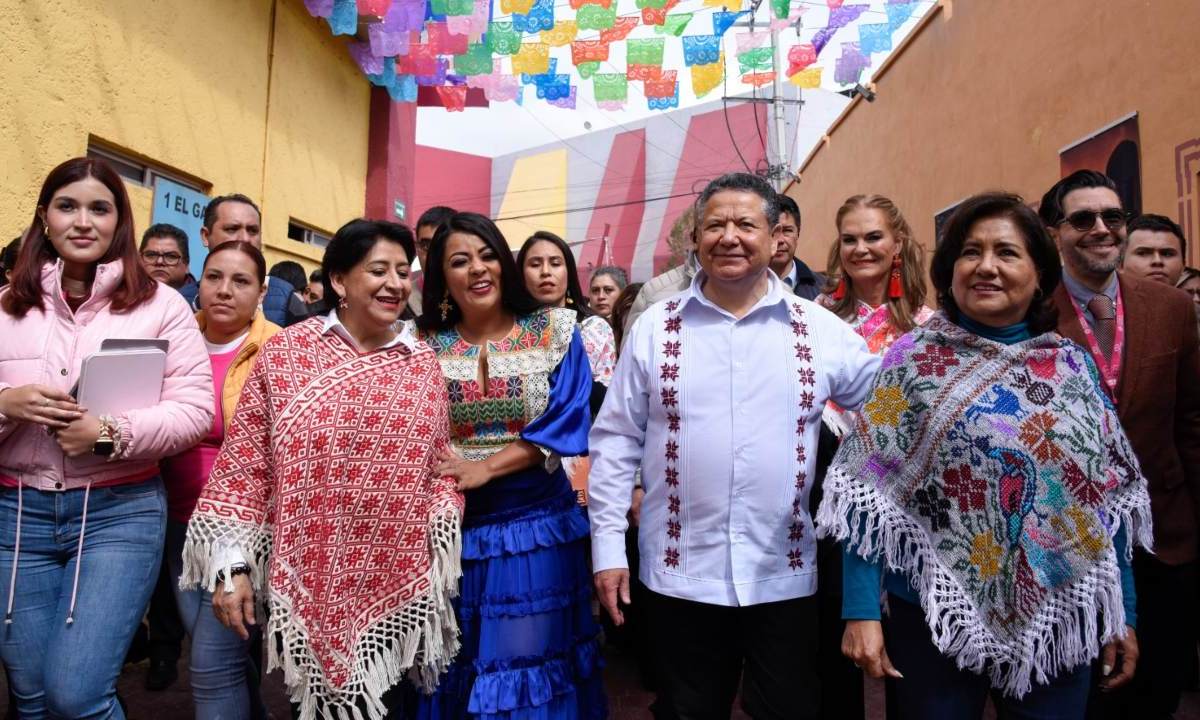El gobernador de Hidalgo, Julio Menchaca Salazar, inauguró la quinta edición del Tianguis Nacional de Pueblos Mágicos 2023