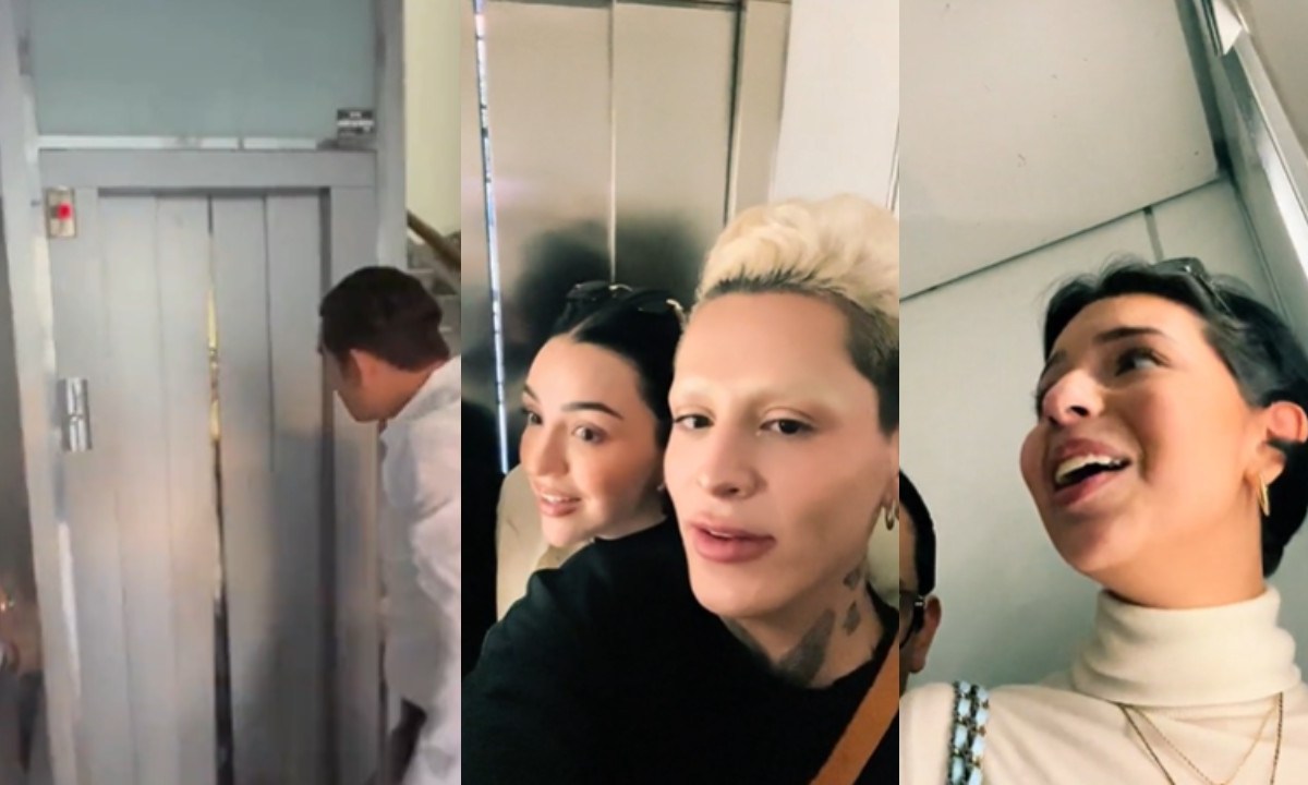 Ángela Aguilar y Kunno quedaron atrapados en un elevador, junto a otras personas, días previos a los Latin Grammy 2023