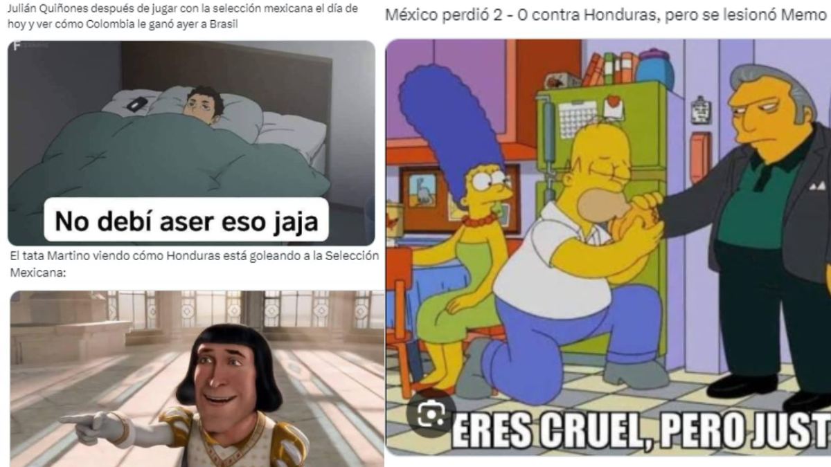 La Selección de México perdió 2-0 ante Honduras en la Nations League y los usuarios respondieron a la derrota con memes.