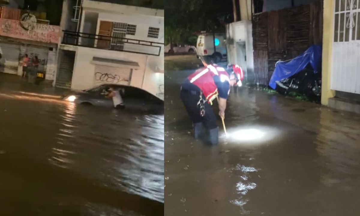 El municipio Solidaridad, la Av. Principal Guadalupana, Puerto Maya, Villamar 2 y Aventura, se vieron afectados tras las intensas lluvias que se registraron en Playa del Carmen