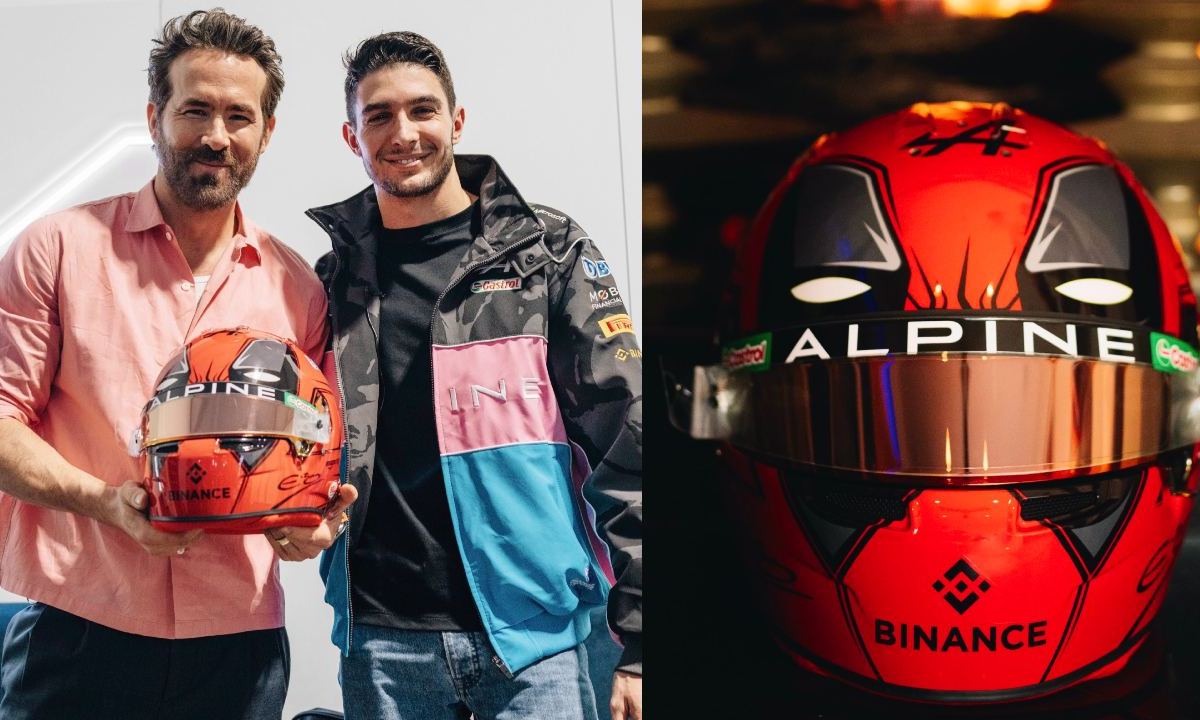 El piloto francés, Esteban Ocon, correrá el Gran Premio de Las Vegas con un casco homenaje al personaje de 'Deadpool'