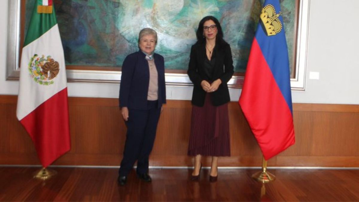 Bárcena se reúne con ministra de Liechtenstein, Dominique Hasler