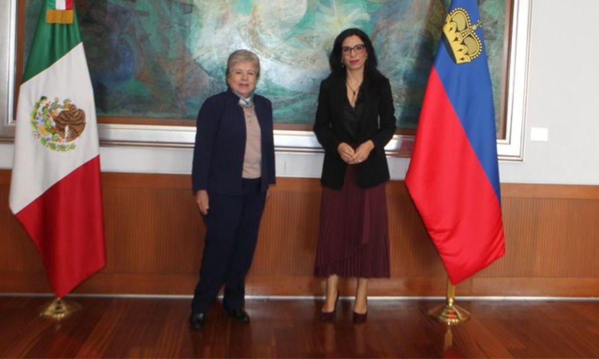 Bárcena se reúne con ministra de Liechtenstein, Dominique Hasler