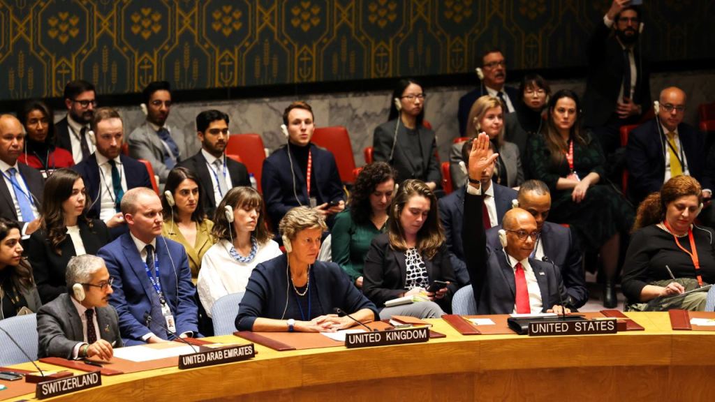 Estados Unidos bloqueó una resolución del Consejo de Seguridad que pedía un "alto el fuego humanitario inmediato" en la Franja de Gaza