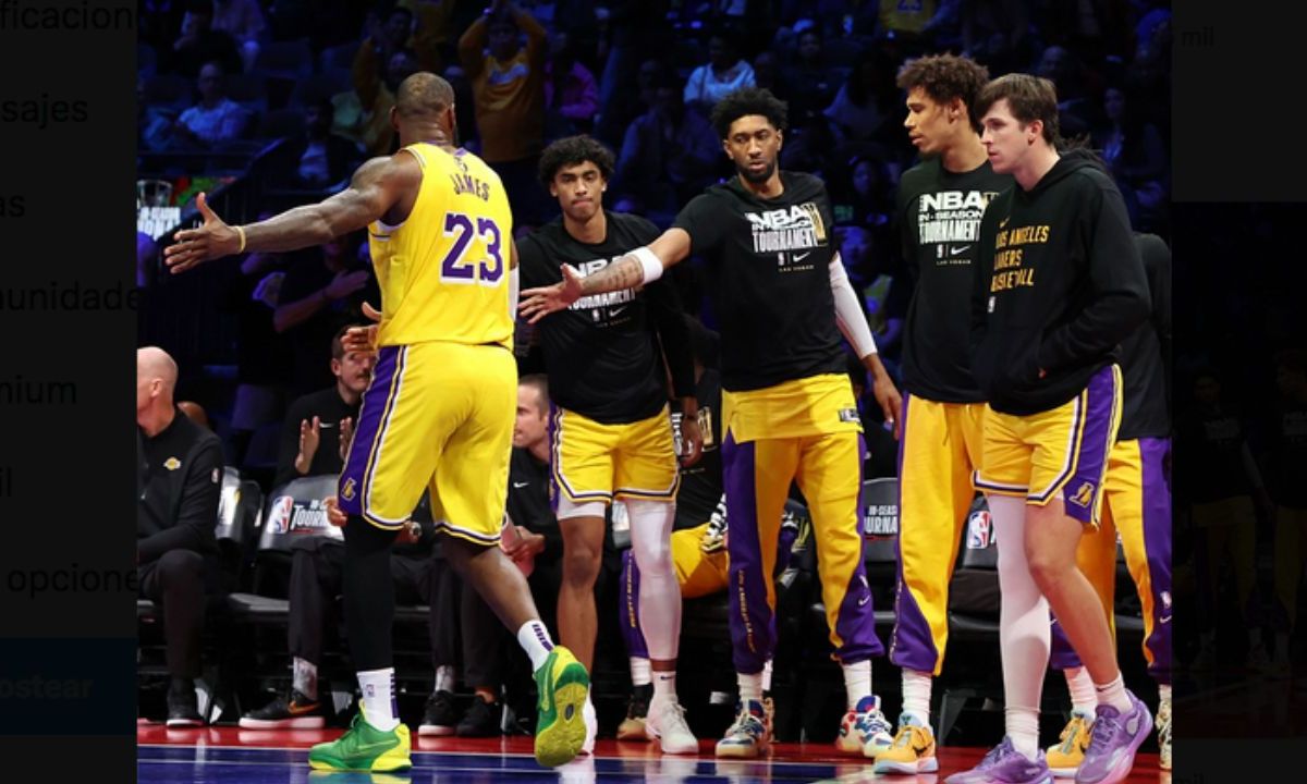 Los Ángeles Lakers vencieron a los Indiana Pacers en el In-Season Tournament en Las Vegas, Nevada