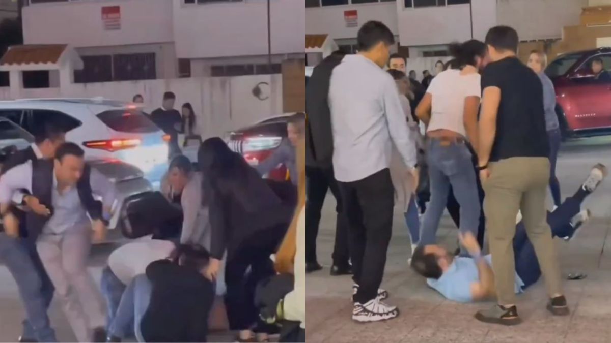 Un grupo de personas que asistieron al concierto de Luis Miguel en Veracruz, se enfrentaron a golpes en las afueras del recinto