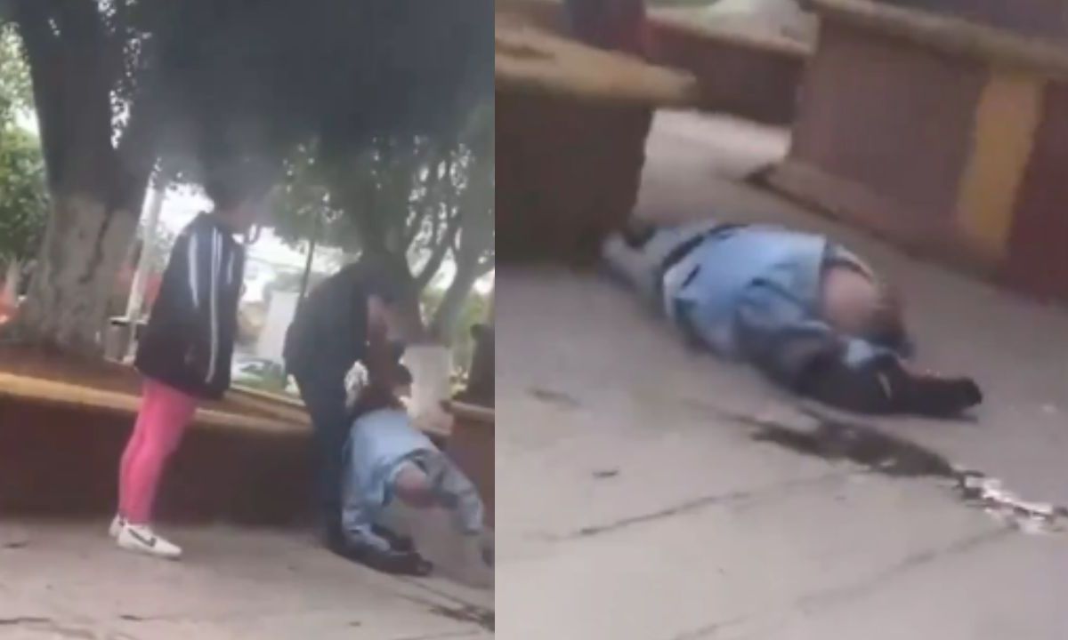 Hombre golpea "salvajemente" a un abuelito en Querétaro, presuntamente porque espanto a su hija