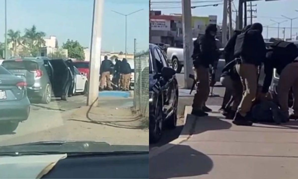 VIDEO: Civiles armados secuestran a hombre en Hermosillo