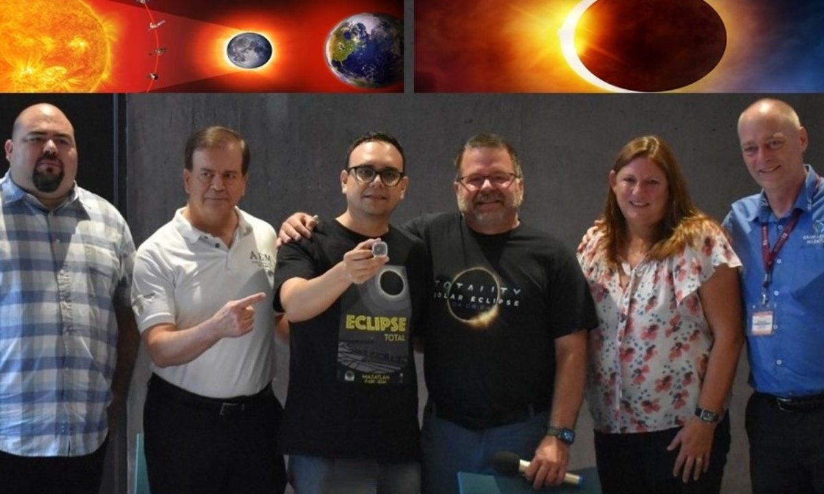 La Agencia Espacial Mexicana trabajará en conjunto con la NASA y la Sociedad Astronómica Mazatleca, en la actividad del Eclipse Total de Sol