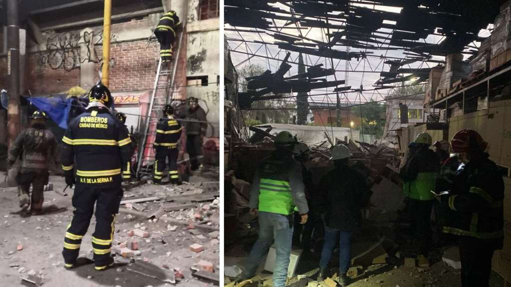 Una explosión en una bodega industrial en la colonia Huautla de las Salinas, de la alcaldía Azcapotzalco, dejó dos personas fallecidas