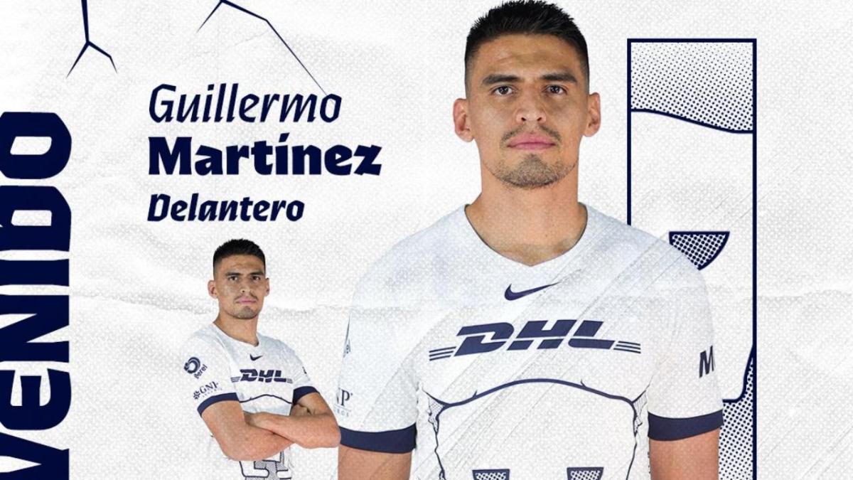 El atacante mexicano, Guillermo Martínez, se convirtió en el nuevo refuerzo de Pumas de cara al Clausura 2024