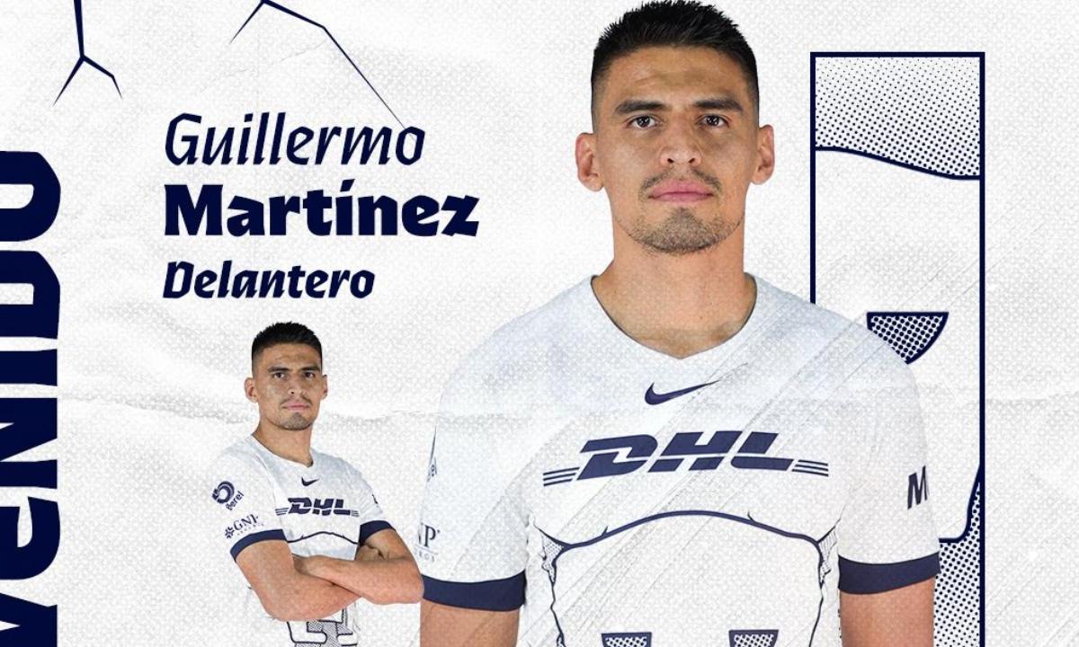 El atacante mexicano, Guillermo Martínez, se convirtió en el nuevo refuerzo de Pumas de cara al Clausura 2024