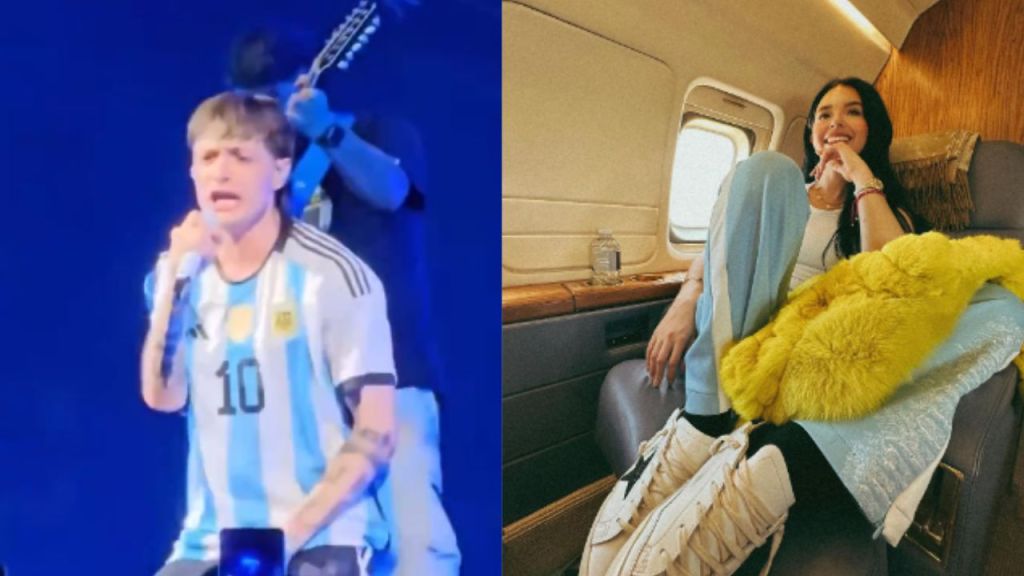 Tras elogios hacia Argentina y a Messi, Peso Pluma fue comparado con Ángela Aguilar