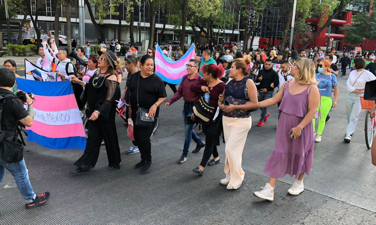 Protesta comunidad transgenero