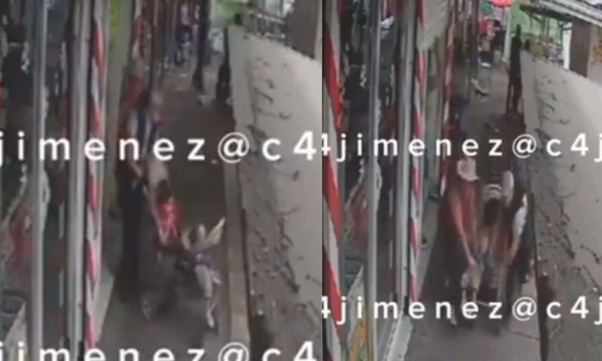 Revelan supuestos video del momento en que hieren de bala a menor en balacera en Iztacalco