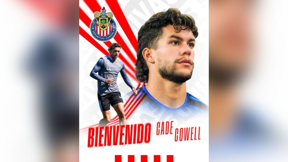 Chivas hace oficial la llegada de Cade Cowell, jugador proveniente de la MLS