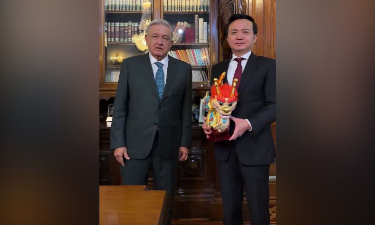 Son buenas las relaciones con China: AMLO tras recibir al embajador Zhang Run