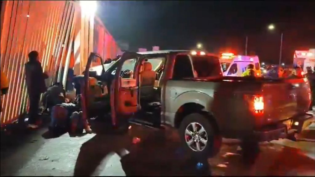 Captura de un video donde se muestra el accidente en la puerta 7 del estadio Corona.