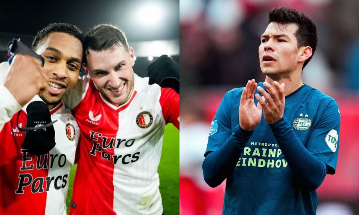 Santi Giménez se impone a Chucky Lozano en el duelo de Copa entre el Feyenoord y el PSV