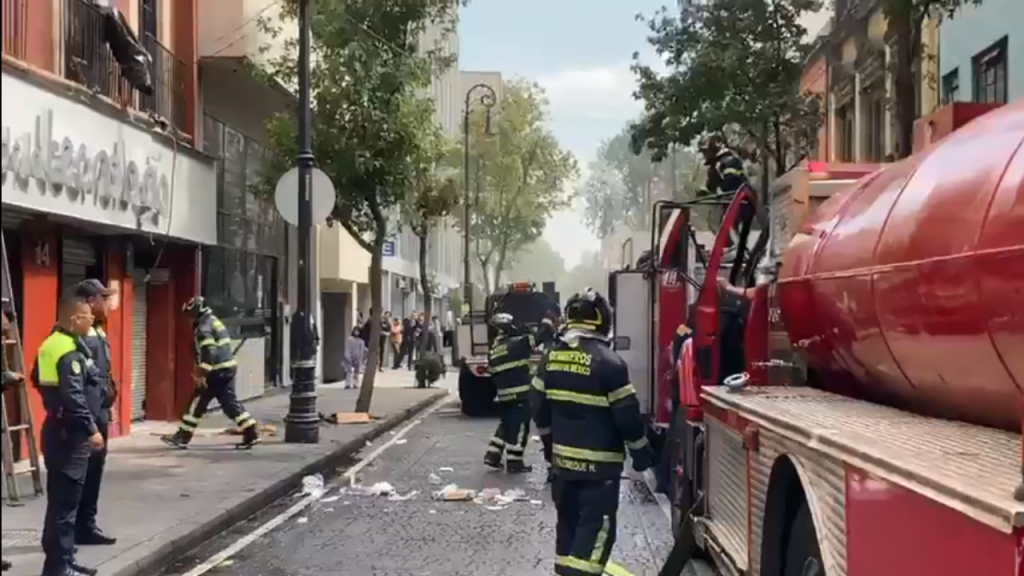Incendio en Plaza de la Tecnología
