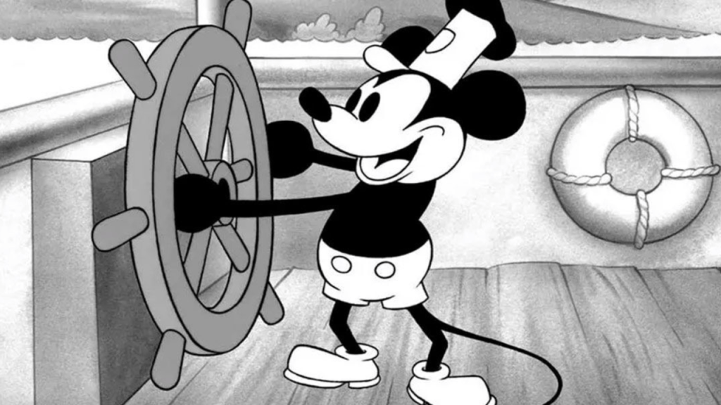Mickey Mouse de "Steamboat Willie"