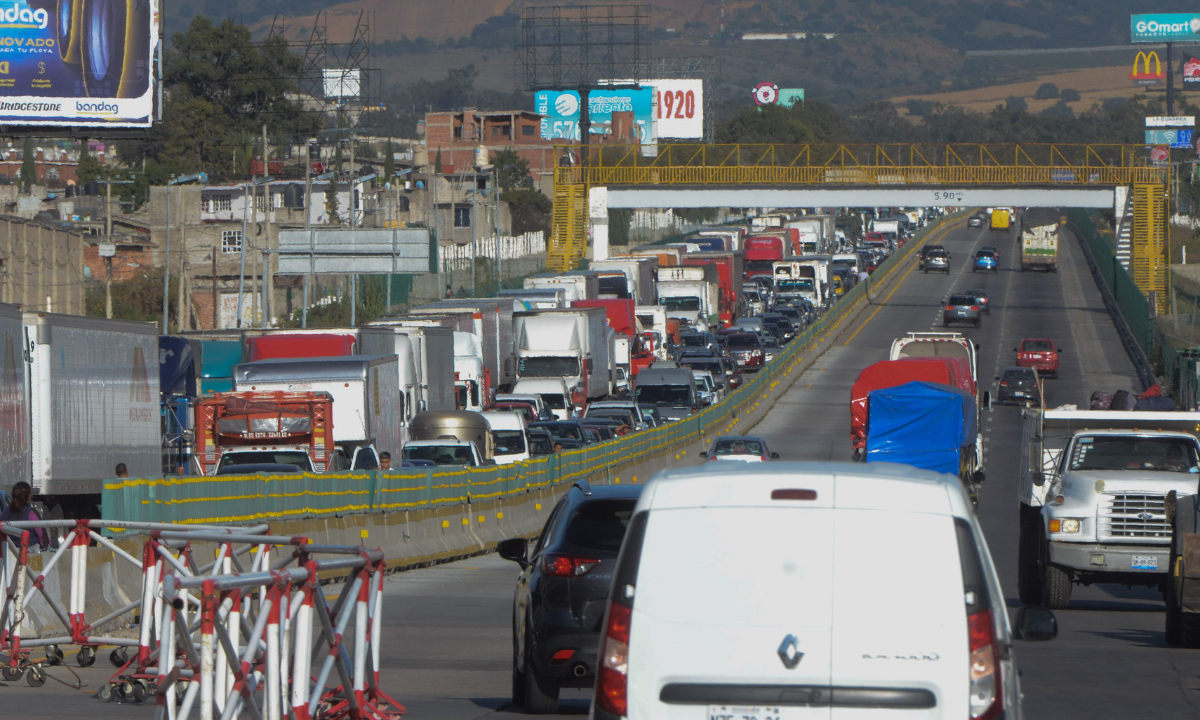 Cierres en autopista México-Puebla