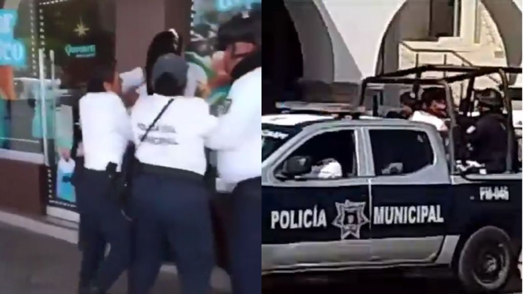 Difunden video de presunto abuso policial contra una mujer en Ocotlán de Morelos