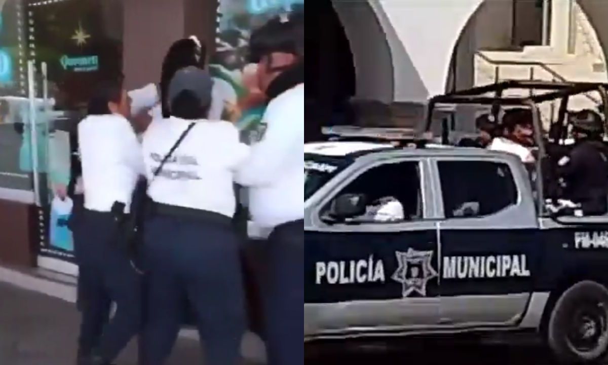 Difunden video de presunto abuso policial contra una mujer en Ocotlán de Morelos