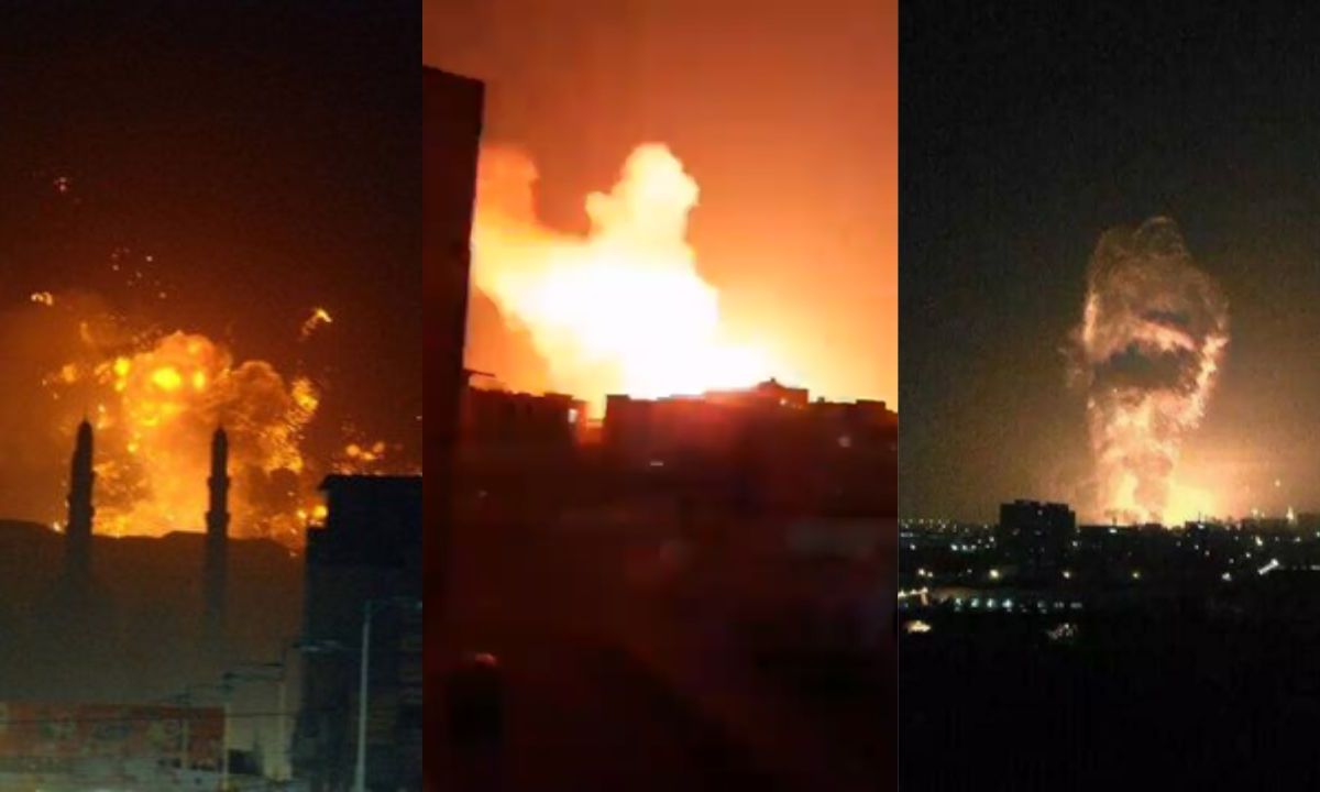 Reportan bombardeos de parte de EU y Reino Unido en Saná, capital de Yemen