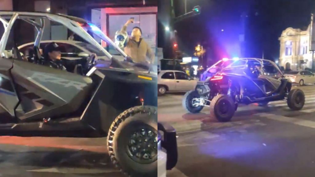 Foto:Captura de pantalla|VIDEO:Critican a Sandra Cuevas por pasear con auto lujoso en la CDMX
