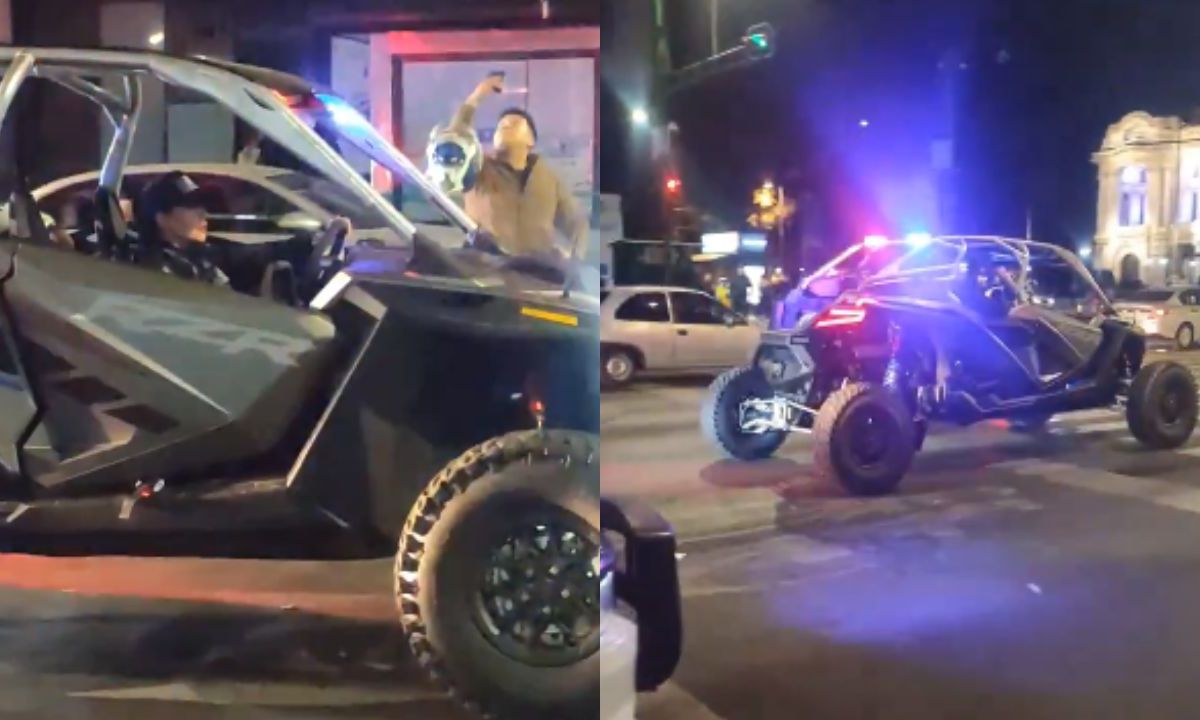 Foto:Captura de pantalla|VIDEO:Critican a Sandra Cuevas por pasear con auto lujoso en la CDMX