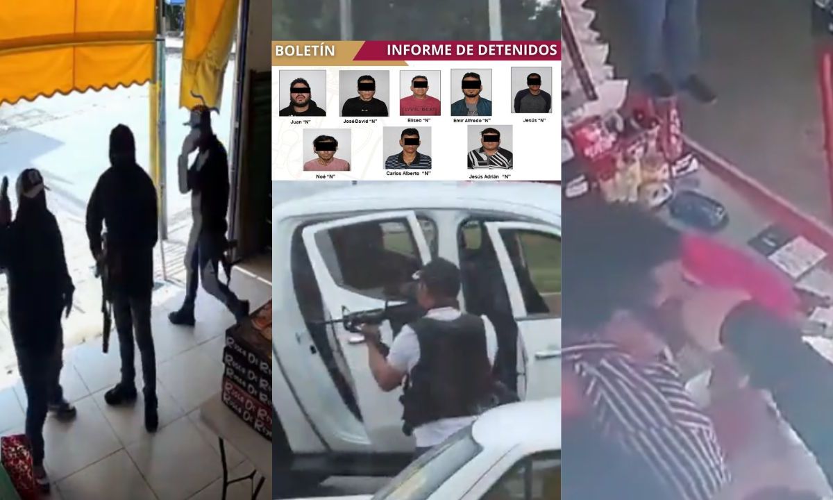 Caen ocho por presuntos asaltos simultáneos en Villahermosa