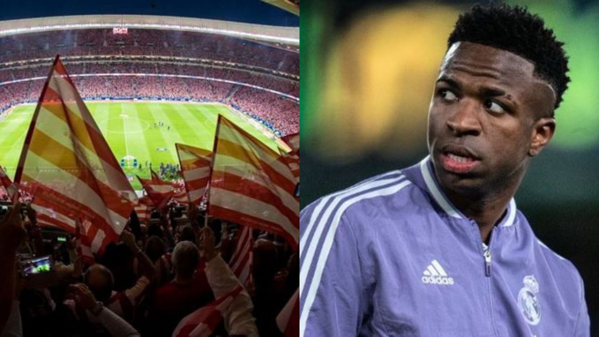 Aficionados del Atlético de Madrid lanzan cánticos racistas contra Vinicius Jr