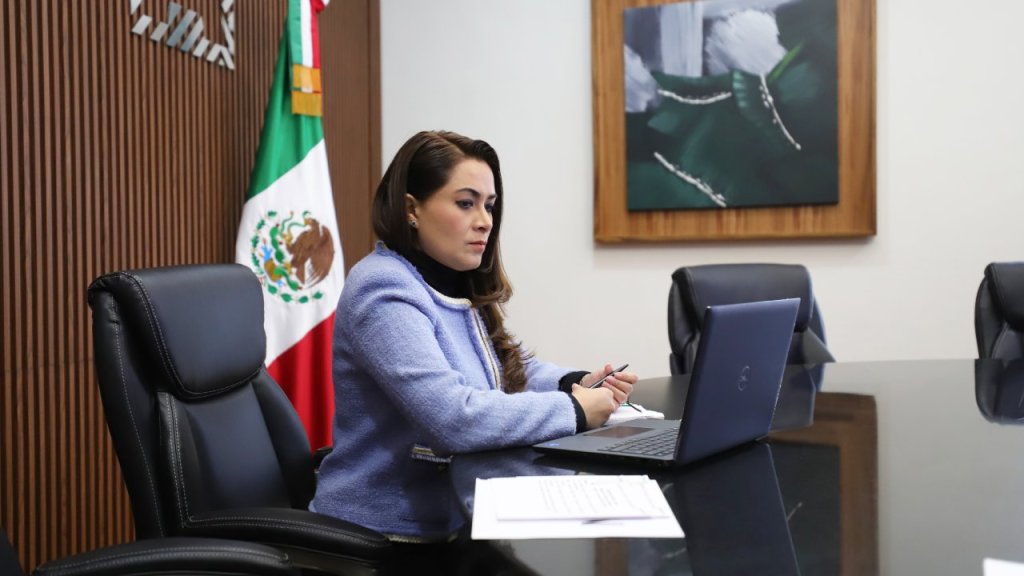 Como presidenta de la GOAN, la gobernadora de Aguascalientes, Tere Jiménez, encabezó una reunión de trabajo con la Sedena
