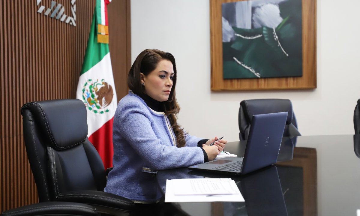 Como presidenta de la GOAN, la gobernadora de Aguascalientes, Tere Jiménez, encabezó una reunión de trabajo con la Sedena