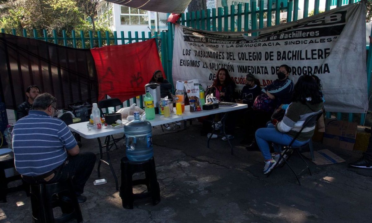 Foto:Cuartoscuro|Se levanta huelga en el Colegio de Bachilleres; duró 50 días