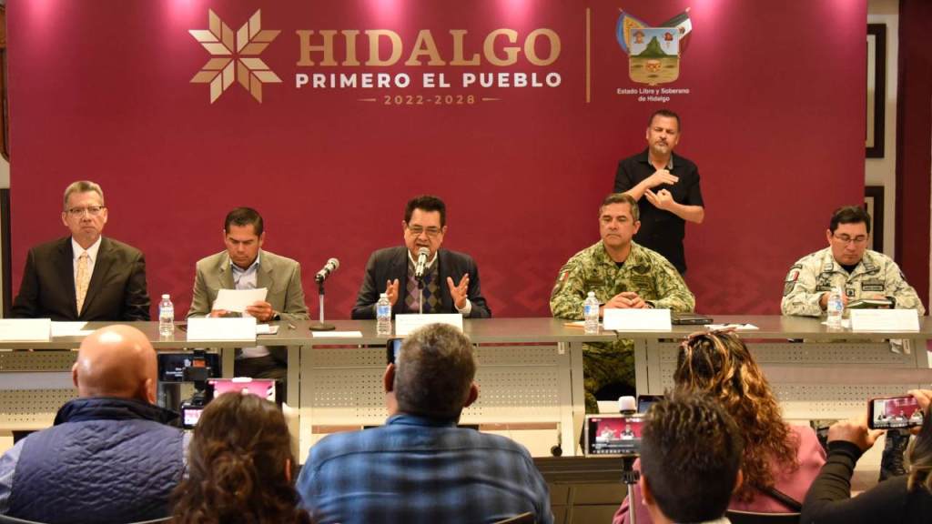 El Gabinete de Seguridad de Hidalgo, se dio a conocer la detención de ocho personas, siete del sexo masculino y una del sexo femenino